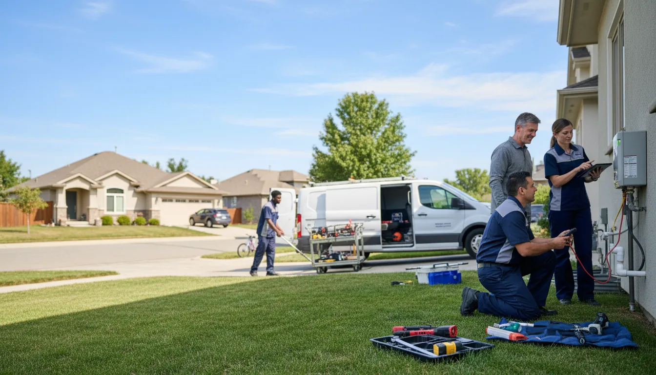 Tankless water heater service in Manor, TX